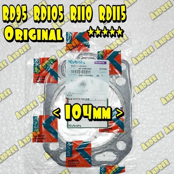 *#*#*#*#] RD105 RD115 Paking Gasket Cylinder Head Kubota RD 105 115 Original
