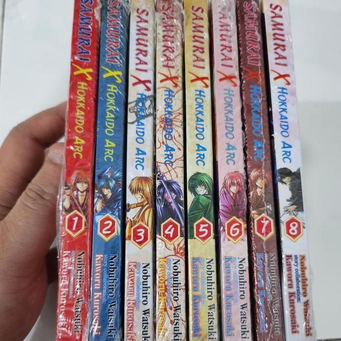 Komik Samurai X Hokaido Arc Set Vol 1-8 Segel Ori Bahasa Indonesia