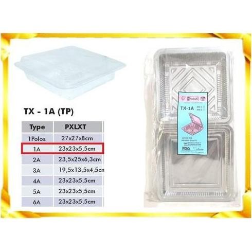 Mika Kue Tx-1A Gajah - Mika Box Tx 1A - Isi 50 Pcs
