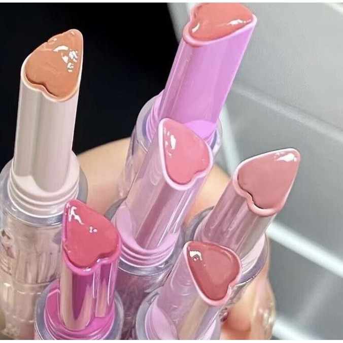 [Ready Ori] Flortte Heart Lip Flortte Super Beauty Lip Flortte Jelly Lip Flortte Lip Balm Original