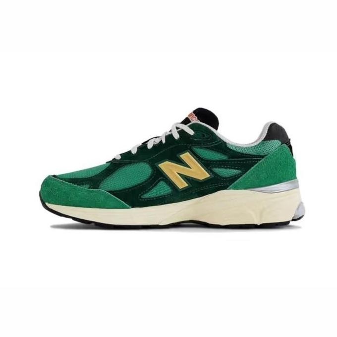 New  Sepatu New Balance 990v5 Green Yellow BNIB Original