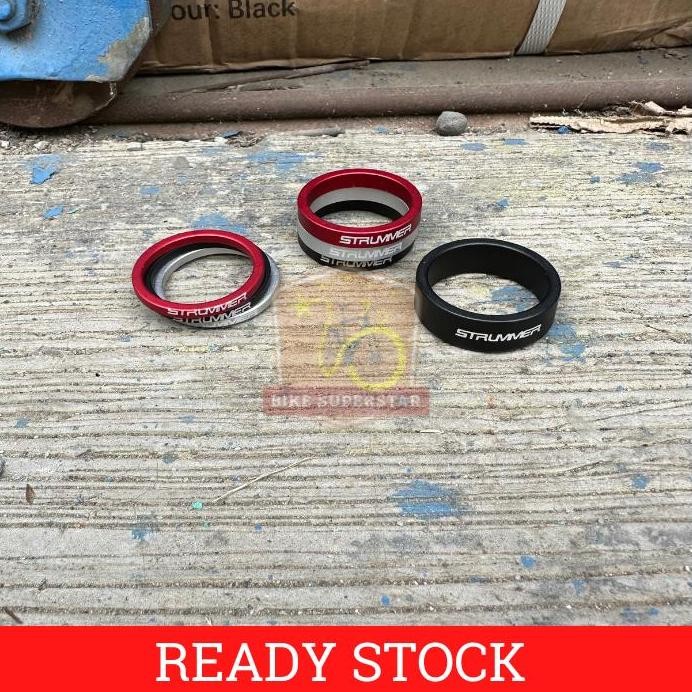 Ring Spacer Fork Sepeda Alloy STRUMMER 28.6 Gunung MTB Fixie Balap Road murah