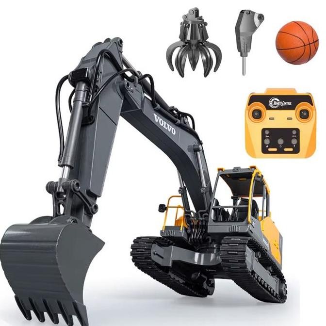 Double E Rc Excavator Volvo Ec160E 1/16 Scale 2.4Ghz