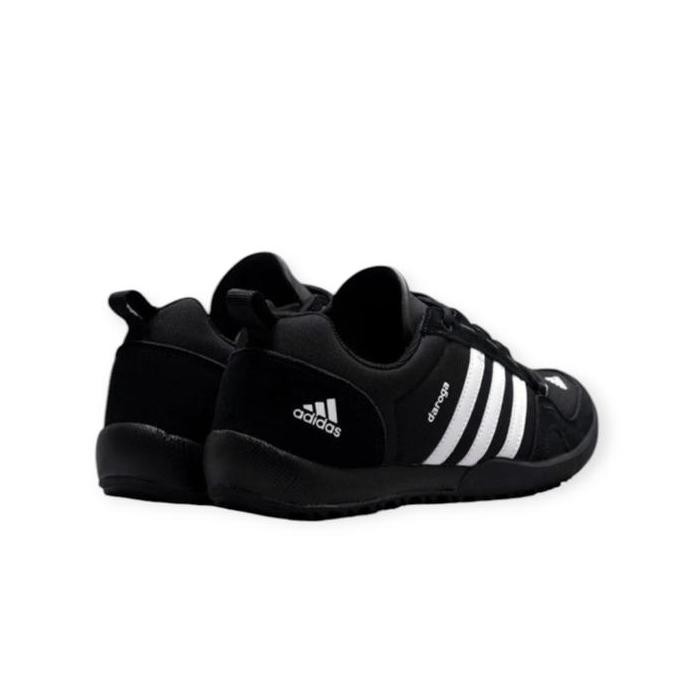 New  adidas Daroga Plus Canvas 'Black White' FX9523