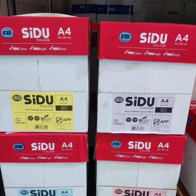 

Kertas Warna A4 80 Gram Sidu