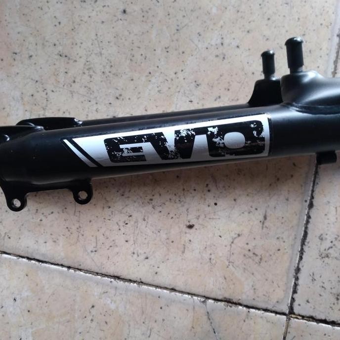 fork shockbreaker depan sepeda 26 mtb EVO T100 mm standar 22.2 ulir murah