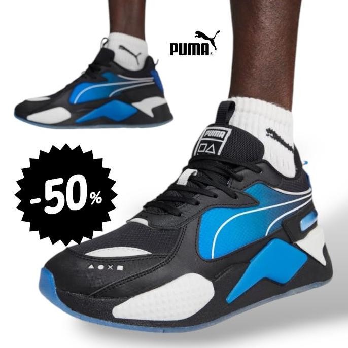New  PUMA x PlayStation RS-X 'Black Team Royal' 396311-02