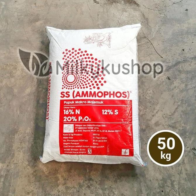 Pupuk Meroke Ss Ammophos 50 Kg Kemasan Pabrik Gosend Grab