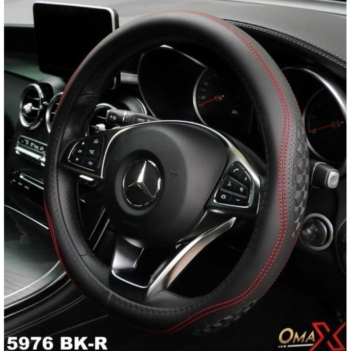 Toyota Innova Zenix Setir Mobil Cover Leather Premium Merah Stir