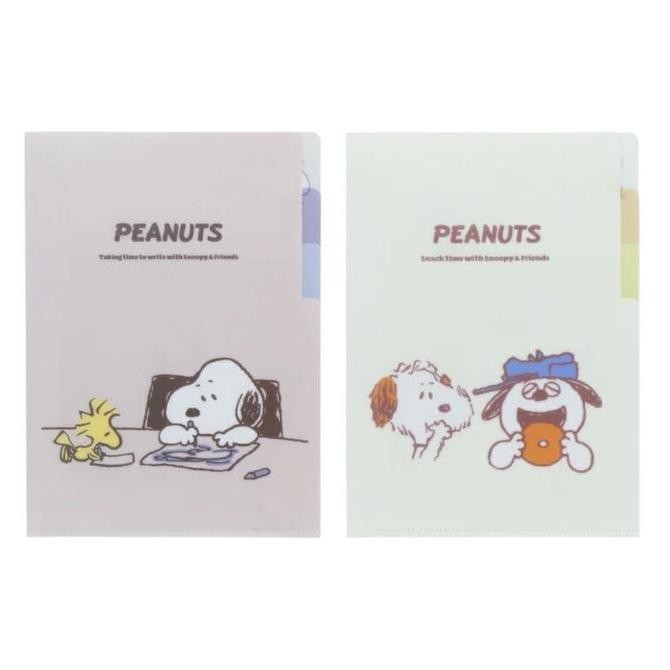 

Index File A5 3P Peanuts Snoopy Happiness Time Dokumen Paper Organizer File Holder Limited Edition