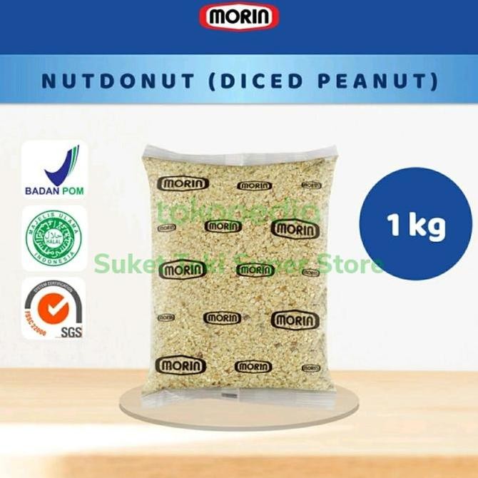 

New Morin Kacang Tanah Sangrai Cincang Kasar 1kg Diced Peanut Topping Best