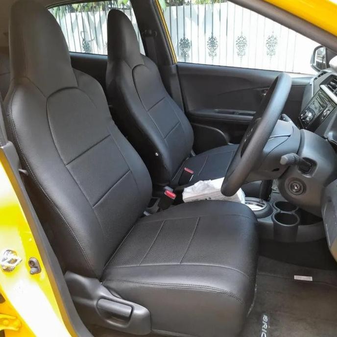 Sarung Cover Jok Mobil All New Brio SATYA 2019-2022 Hitam Oscar