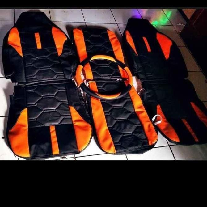 Cover jok mobil truk umplung coklat polos
