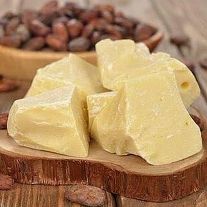 New Cocoa Butter Natural 1 Kg  /  unrefined / undeodorized