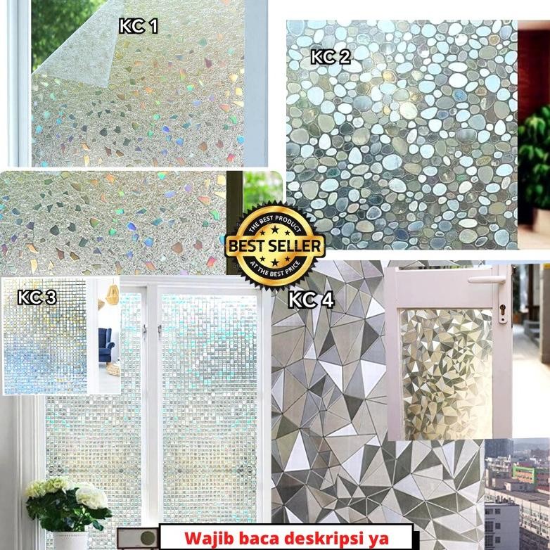 Berkualitas Sticker Stiker Kaca Hologram Diamond Sunblast Kaca Sticker Setiker Wallpaper Pintu Jende