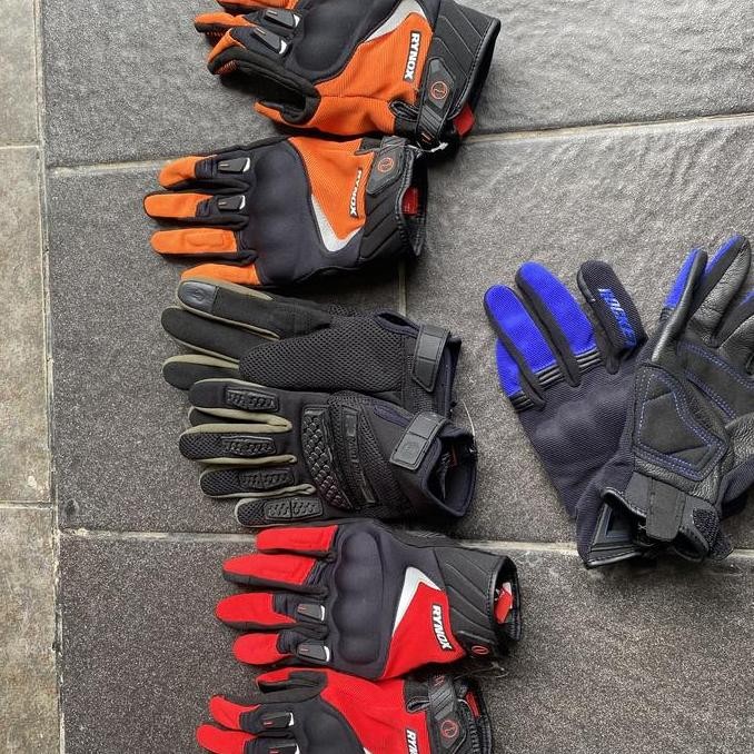 Glove Riding Rynox Merah Dan Joe Rocket Biru Size Xl
