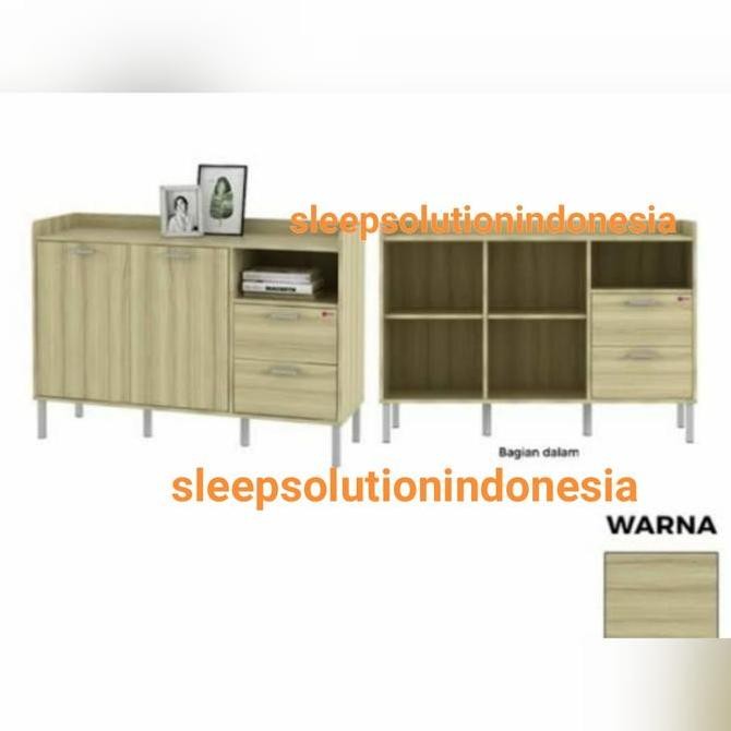 Sleepso Buffet Serbaguna Minimalis 120 + Laci