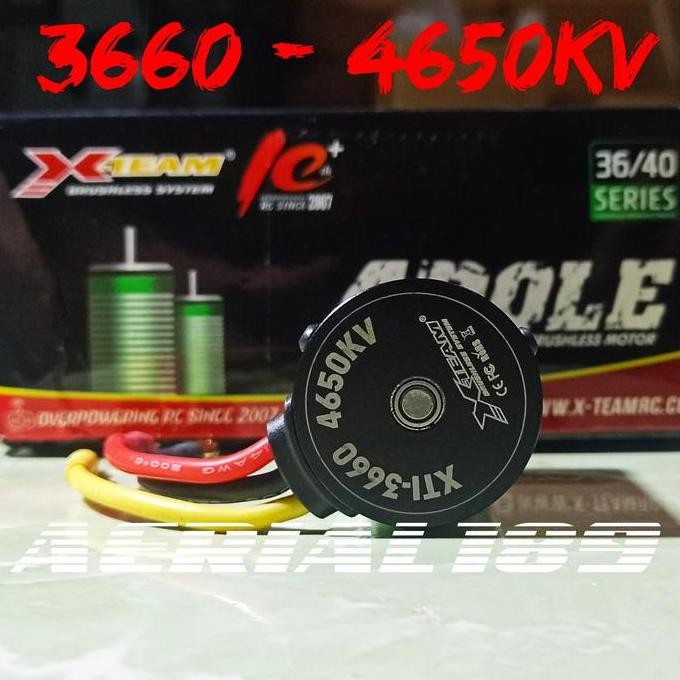 Motor Brushless X-Team 3660 4650Kv Rc 1/8 1/10 Hsp Kyoso Habao Tm Drag