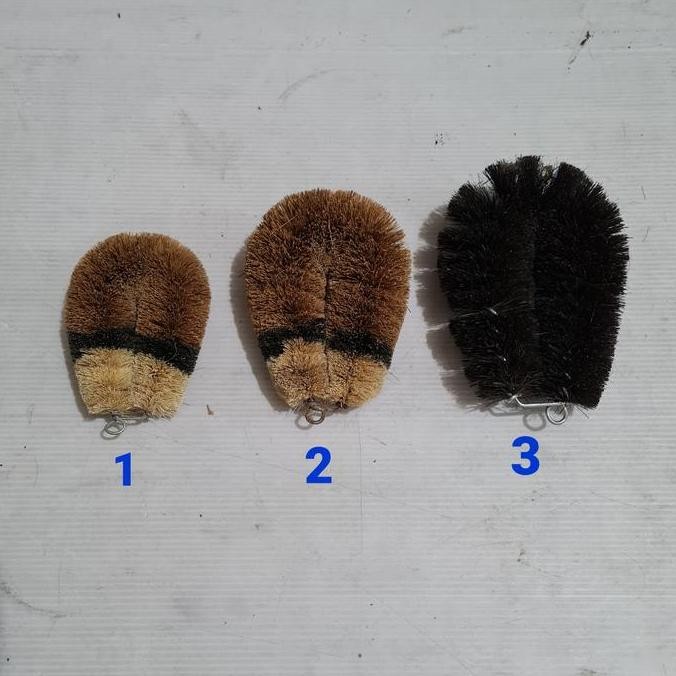 Sikat Sabut Konde Bangka Hitam Besar No 3