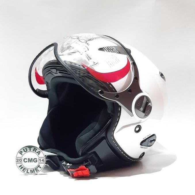 Helm Kyt Elsico White Putih