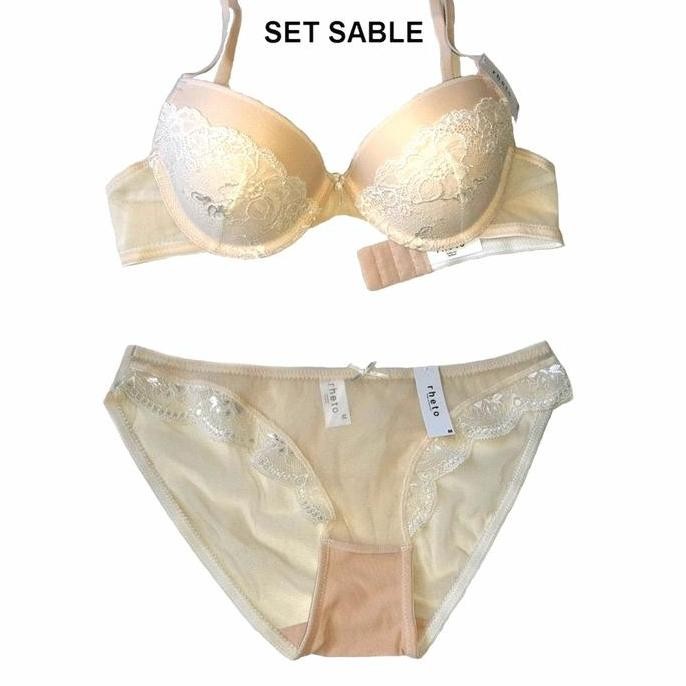 BRA SET RHETO RENDA LACE (VICTORIA SECRET LASENZA LULUDI PIERRE CARDIN