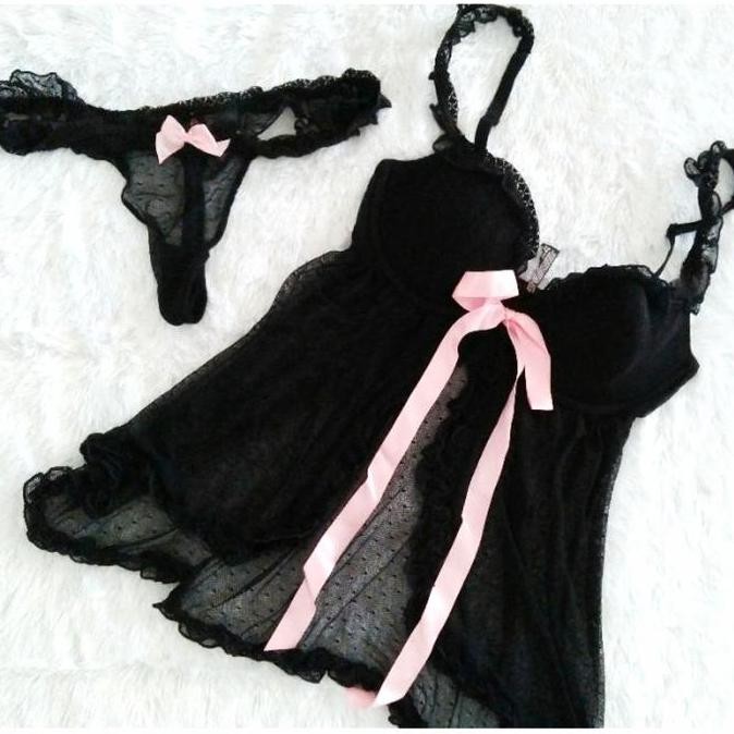 LINGERIE THONG SEXY LITTLE THING VICTORIA SECRET (SECRETS VS BRA SET