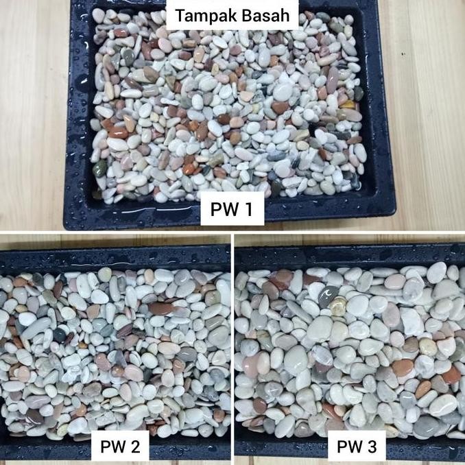 Batu Panca Warna (Batu Alam Koral Sikat Mix Carport Lantai Garasi Hias Taman)