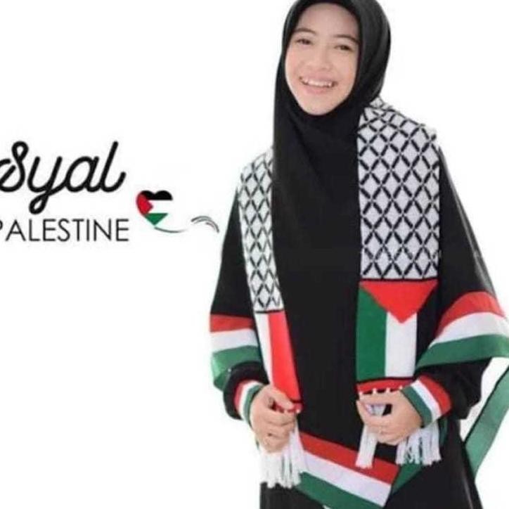 Syal Rajut Palestina Syal Rajut Komputer Syal Palestine Ban Palestina