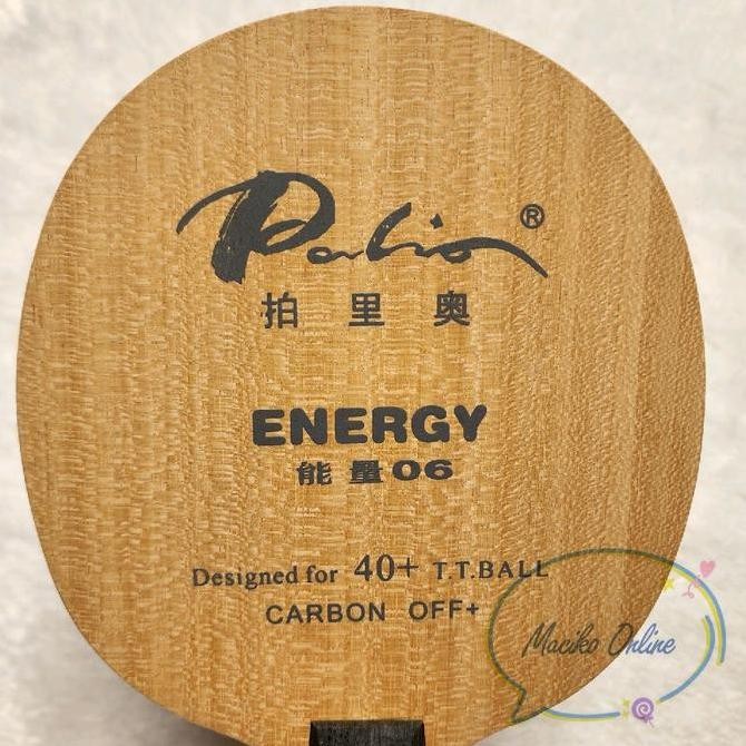 NEW Palio Energy 06 Carbon OFF+ FL ~ Kayu Bet Tenis Meja Palio