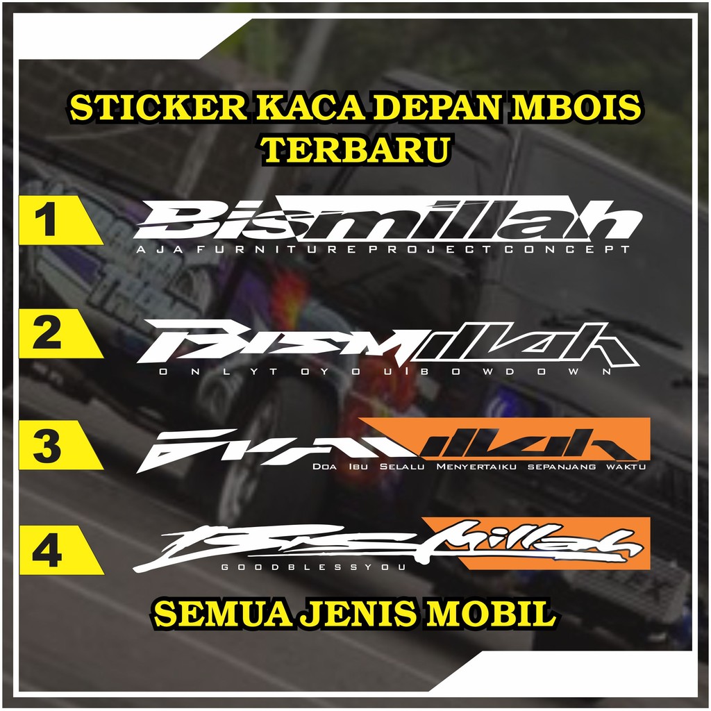 Sticker kaca depan truck mbois terbaru truck dan pick up semua mobil