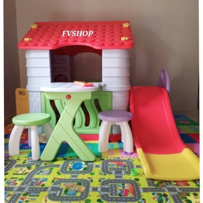 Mainan Playground Rumah Perosotan Anak Murah Perosotan Anak TK Paud BIN