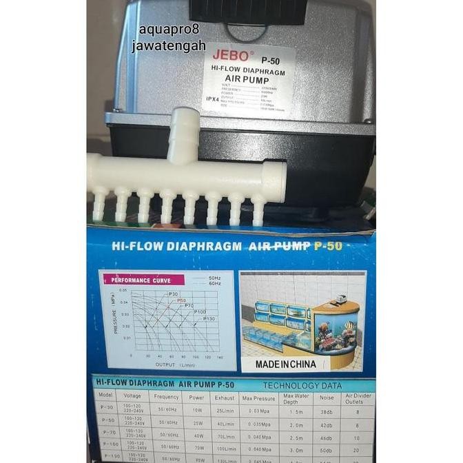 AERATOR KOLAM HI-FLOW JEBO P 50 JEBO P50 ORIGINAL DAN TERPERCAYA