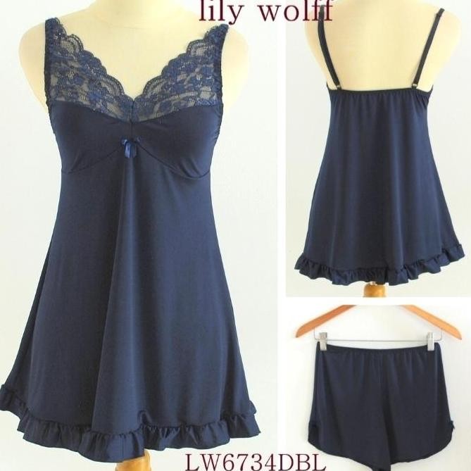 LINGERIE LILY WOLFF BAJU TIDUR SEXY (VICTORIA SECRET KIMONO UNIQLO H&M