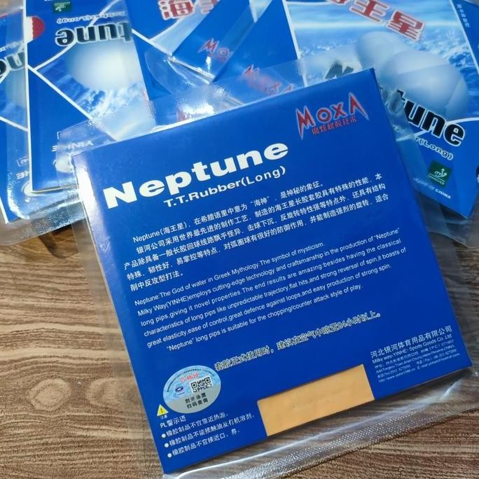 Karet Bintik Panjang Yinhe Neptune Spon 0.7 Pingpong Tenis Meja