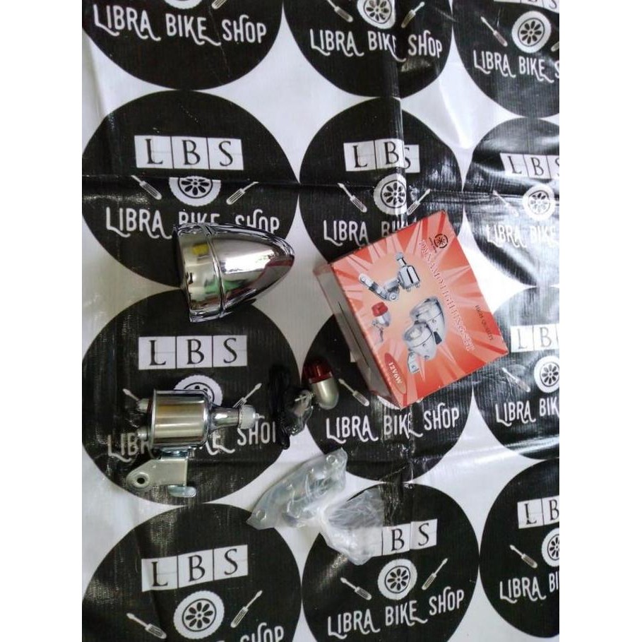 Promo LAMPU DINAMO SEPEDA ONTEL l LAMPU SEPEDA ONTEL DINAMO GAJAH COD