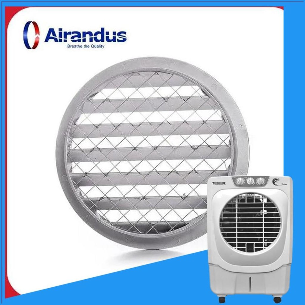 Wall Air Vent Grille Cover Ducting Ventilasi Udara Rumah Alumunium