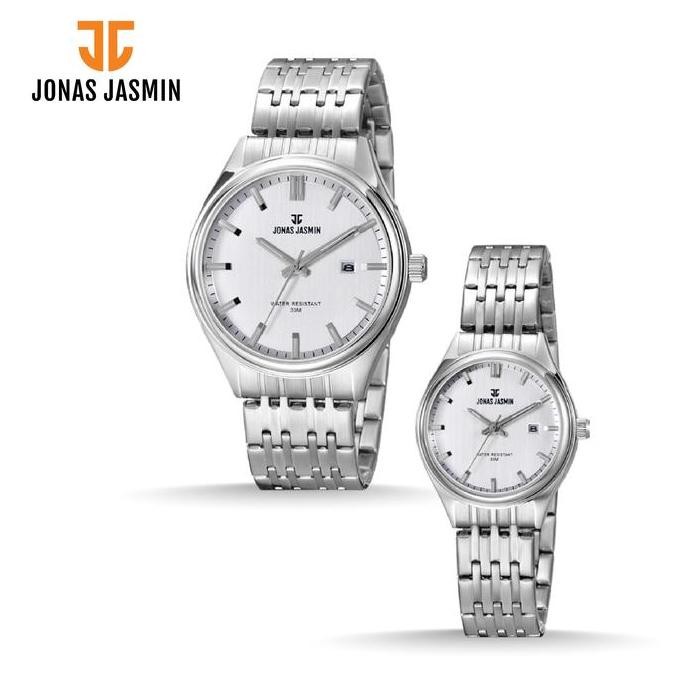 Jonas Jasmin - Jam Tangan Couple Analog JJ-3120M/JJ-3120L Watch Include Box Fullset