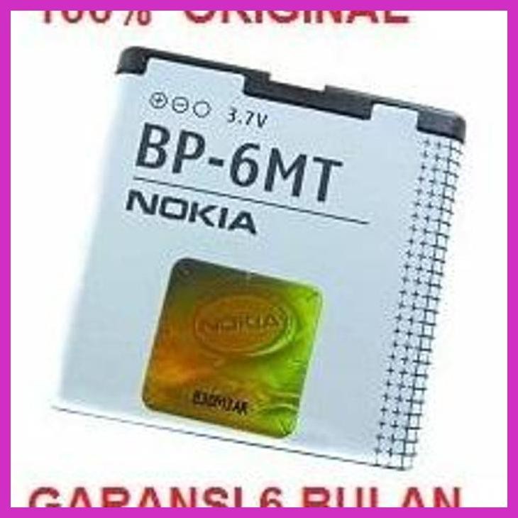DISCOUNT 100% ORIGINAL NOKIA BATTERY BP-6MT / N82, N81 8GB, N81, E51, 6750 PRIVASI AMAN