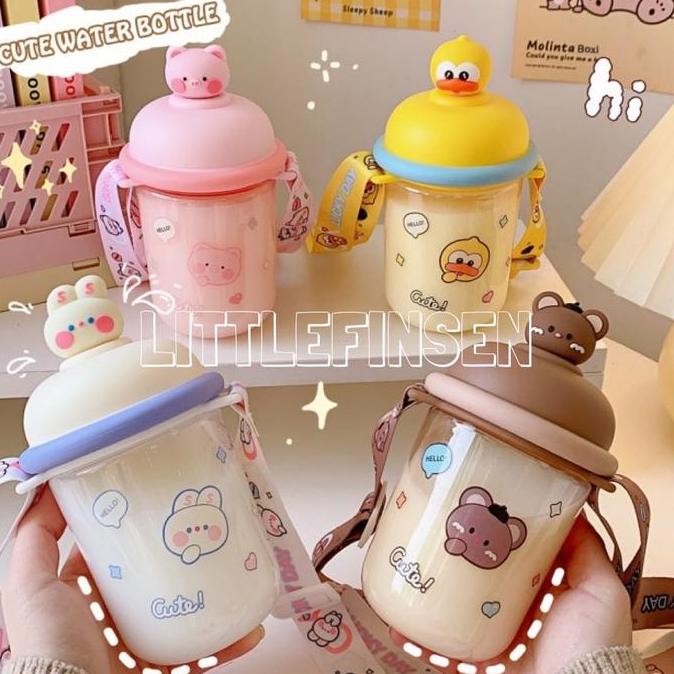 Terbaik Botol Minum Lucu/Botol Minum Unik/Botol Minum Tutup Lucu 100% Ori