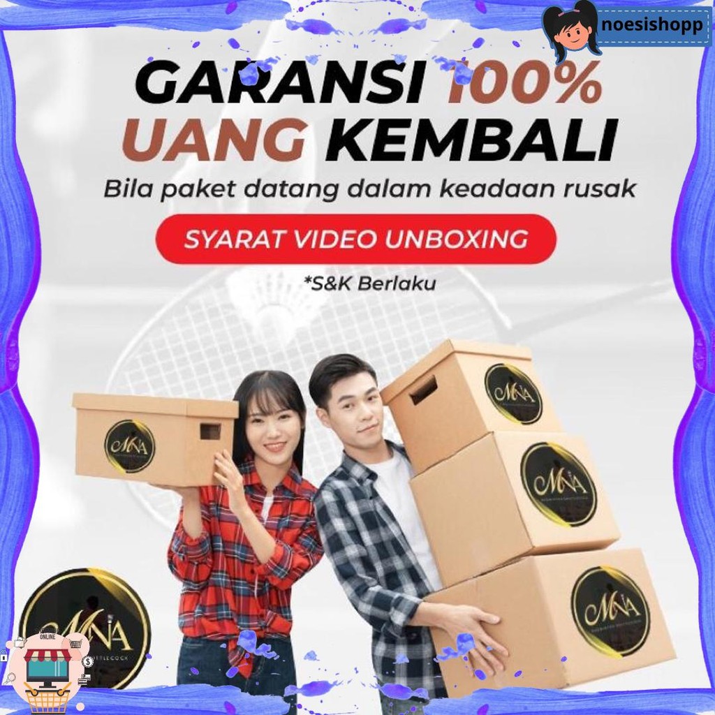 New MNA Shuttlecock Training Spin Berputar 12 Pcs