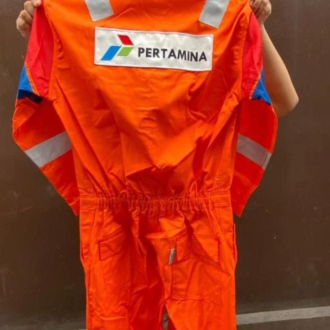 Wearpack Nomex Pertamina Orange / Coverall Wearpack Nomex Pertamina