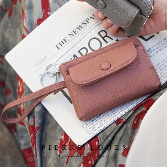 NEW - [Exclusive di Tiktok] Dompet Koin Mini Wanita Kulit PU PIERRE LOUES Morina Wallet