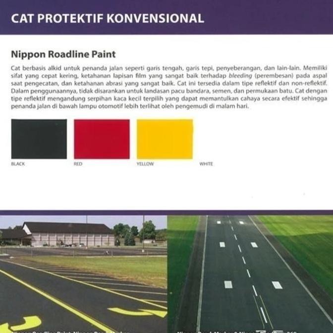 TERMURAH - Roadline Paint 5kg Nippon Paint Cat Roadline 5kg Nippon Paint Cat Marka Jalan Cat Jalan N