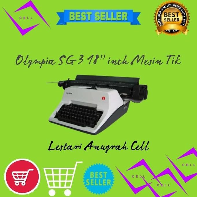Olympia SG 3 18" inch - Mesin Tik Manual Ukuran Kertas A3
