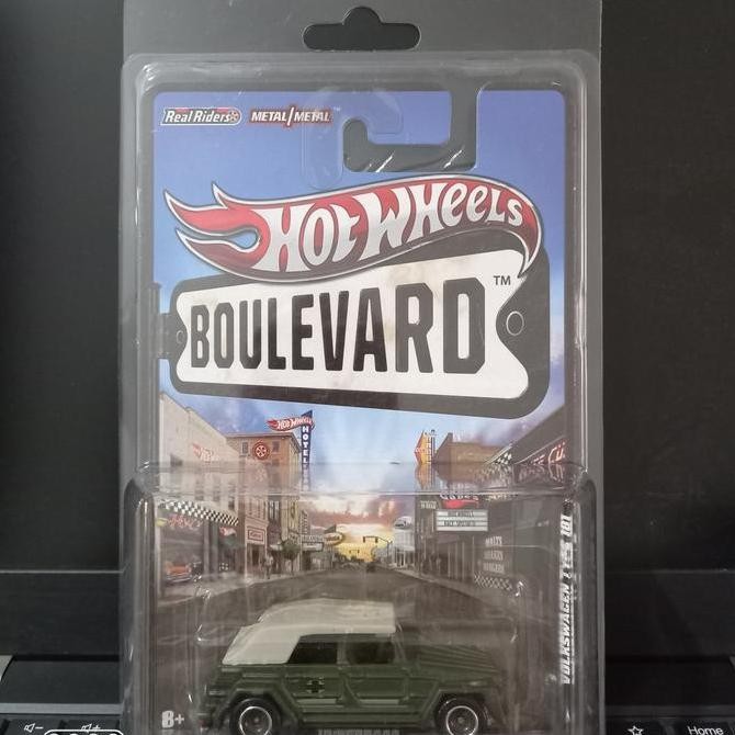Hotwheels Boulevard Volkswagen Type 181 Hijau Ban Karet