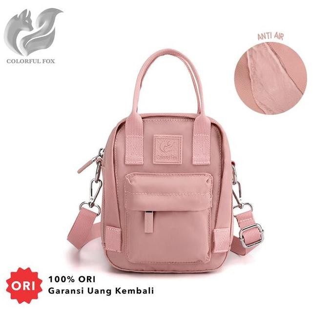 TERMURAH - Tas Selempang Wanita Anti Air COLORFUL FOX 0417