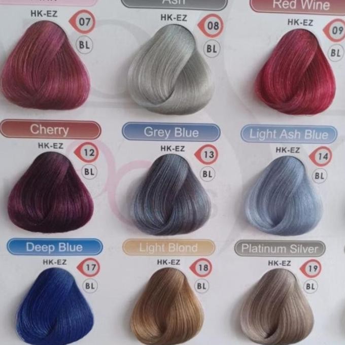 Diosys cat rambut, Bleaching, hair color
