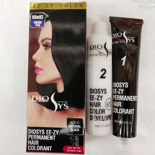 Diosys black cat rambut, hair color, pewarna rambut