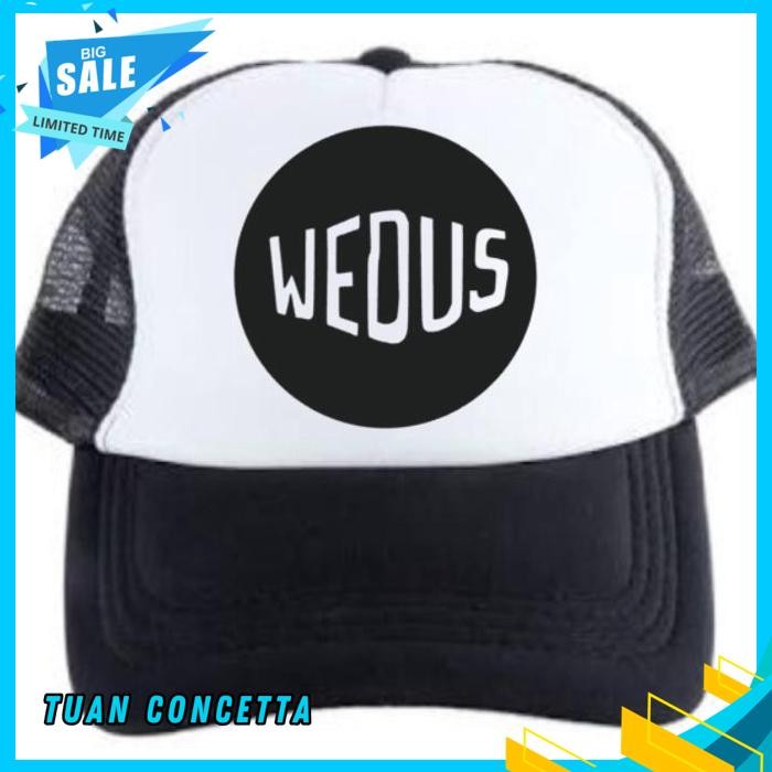 TOPI TRUCKER JARING HAT CAP DISTRO LOGO WEDUS KAMBING EMBEK WEDHUS GEMBEL PARODI PLESETAN DEUS EX MA
