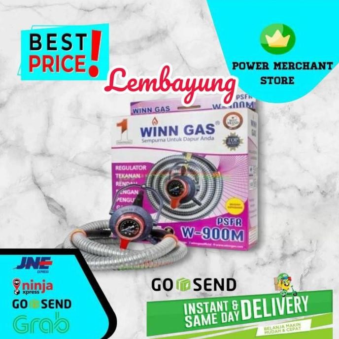 Terbaik Winn Gas Psfr W-900M Paket Selang & Regulator 100% Ori